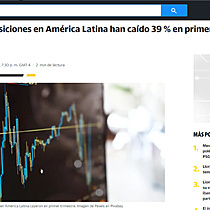 Fusiones y adquisiciones en Amrica Latina han cado 39 % en primeros meses de 2023